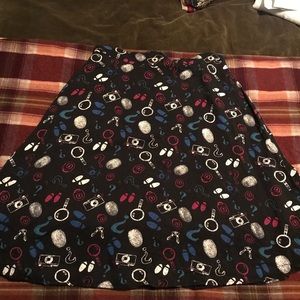 ModCloth mystery print skirt